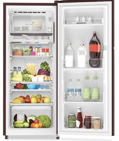 Whirlpool 200 L Multi-Door Refrigerator (215 IMPRO PRM 3S Wine Mulia, Red) - Image 2